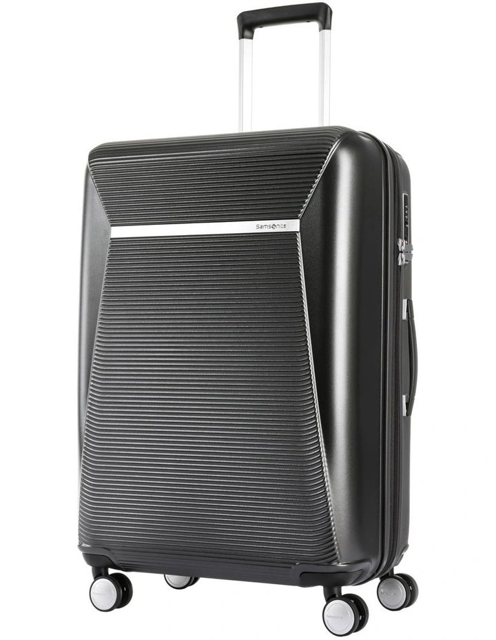 Enwrap Spinner Expandable Suitcase 68cm in Matte Black