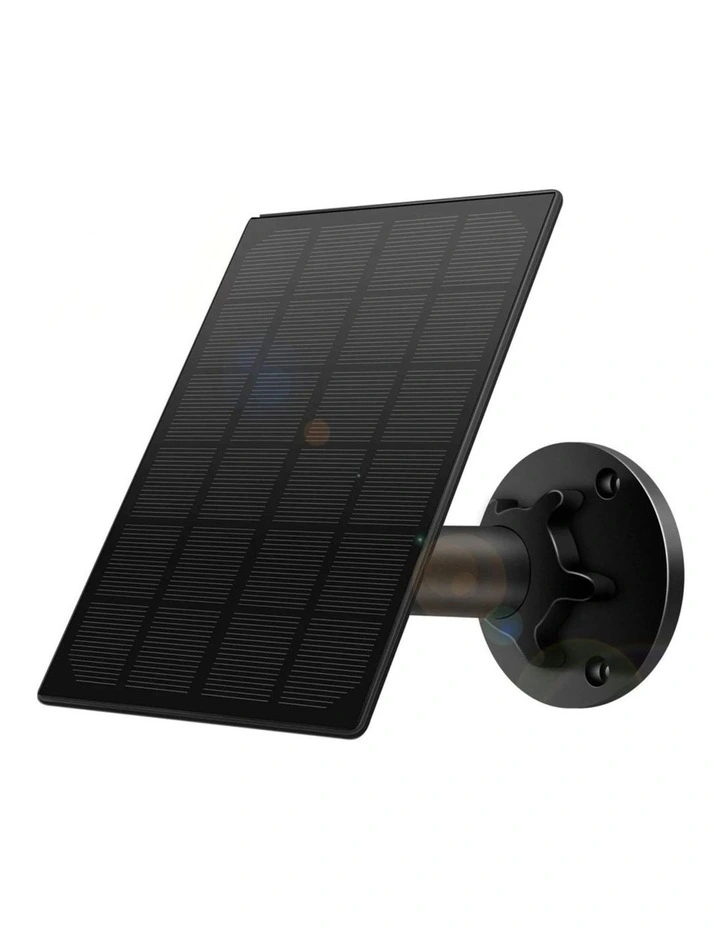 SP1 Solar Panel Outdoor Garden for Battery Camera in Black