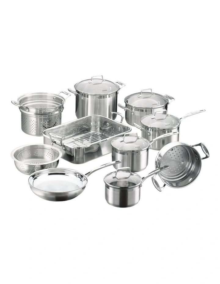 Impact 10 Piece Cookware Set in Stainless Steel