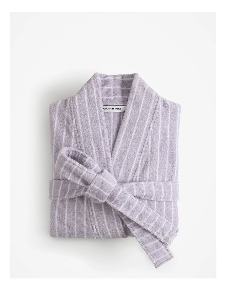 Farrah Australian Cotton Robe in Icing