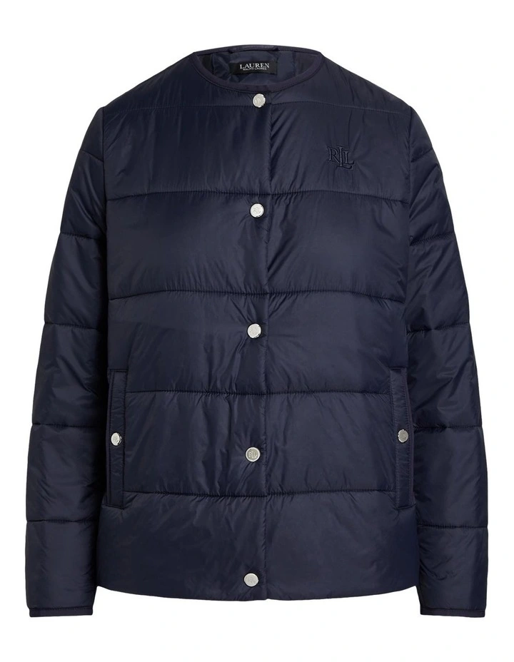 Quilted Jacket in Navy