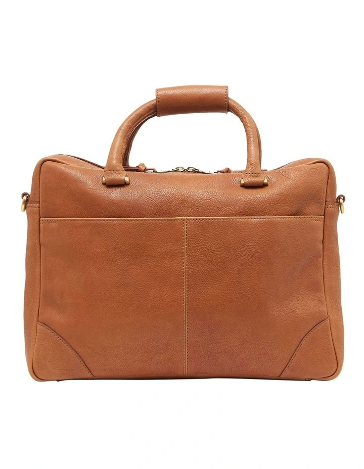 Rainer Briefcase in Cognac