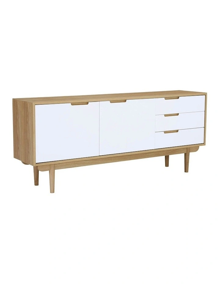 Nakula Sideboard 180cm in Natural/White
