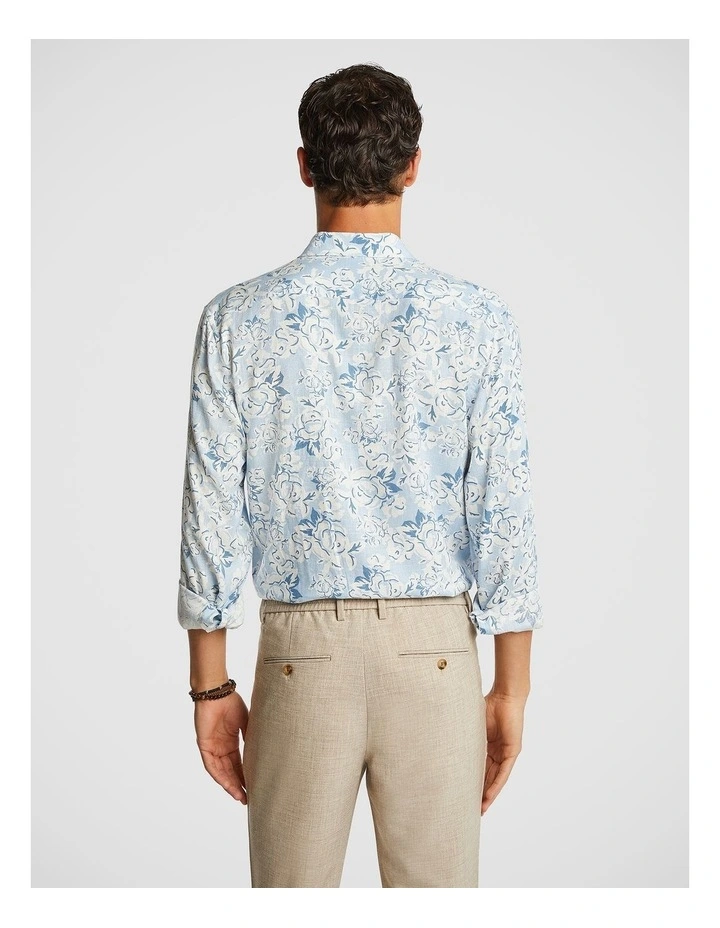 Rialta Viscose Shirt in Blue
