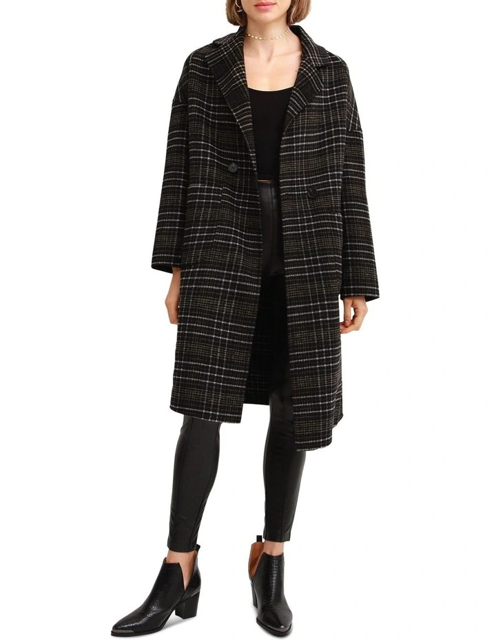 Publisher Double-Breasted Wool Blend Coat