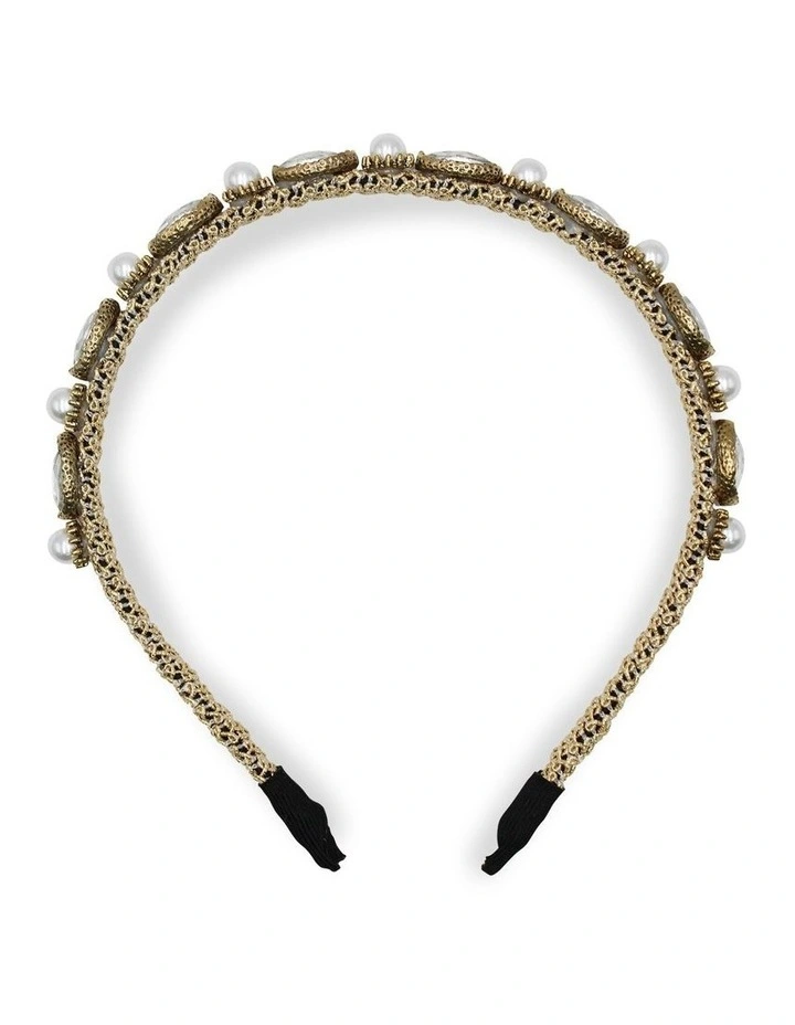 Amari Headband in Silver