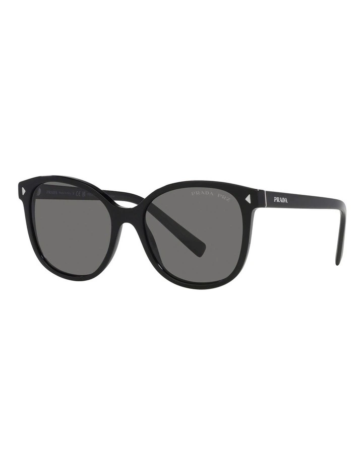 PR 22ZS Polarised Sunglasses in Black