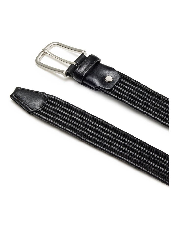 Devon Leather Belt in Black