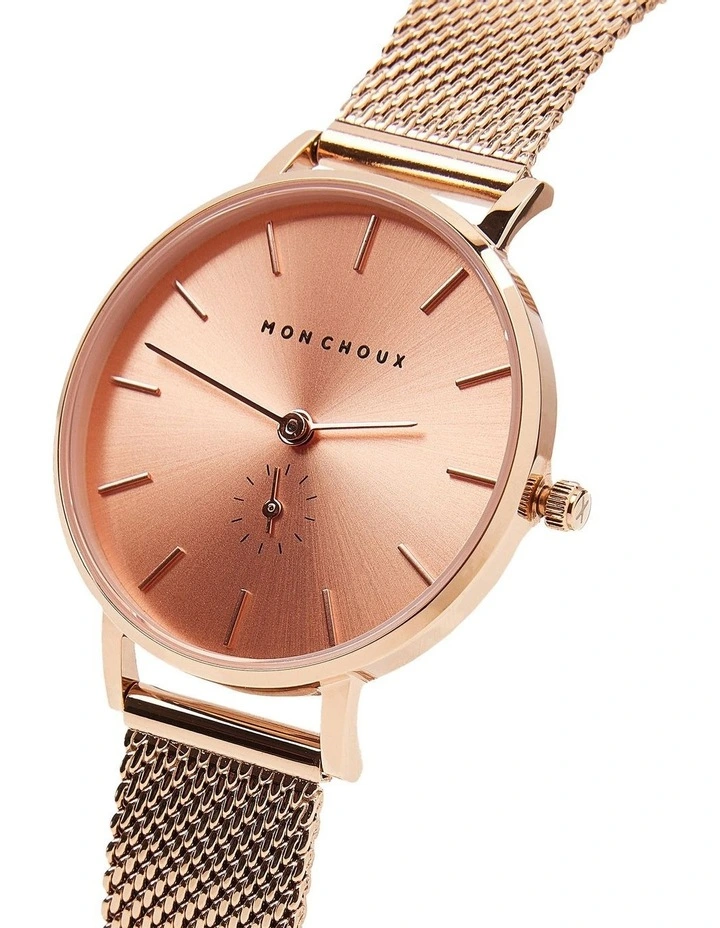Lille Mesh Watch 32mm in Rose Gold