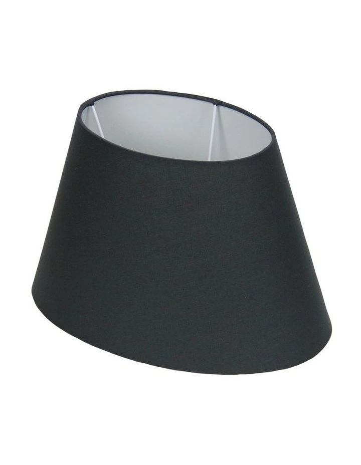 Oval Shade 30cm Black