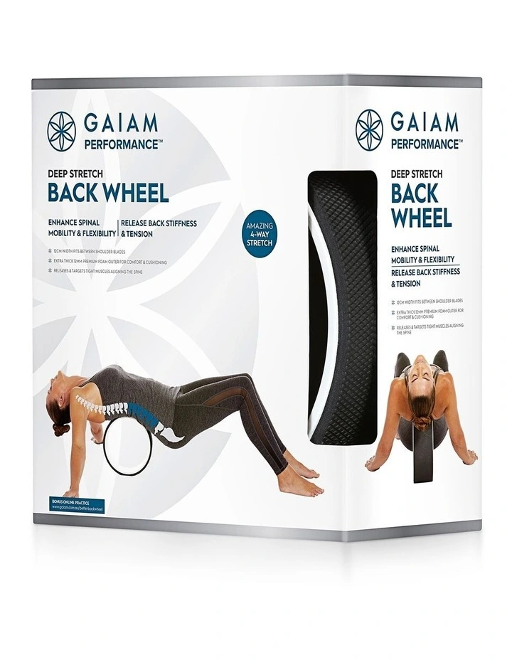 Deep Stretch Back Wheel Black/White