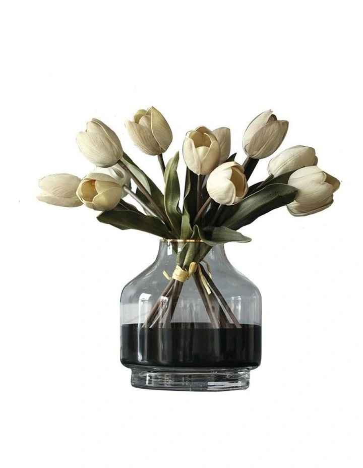 Real Touch Artificial Tulip With Melamcholy Feature