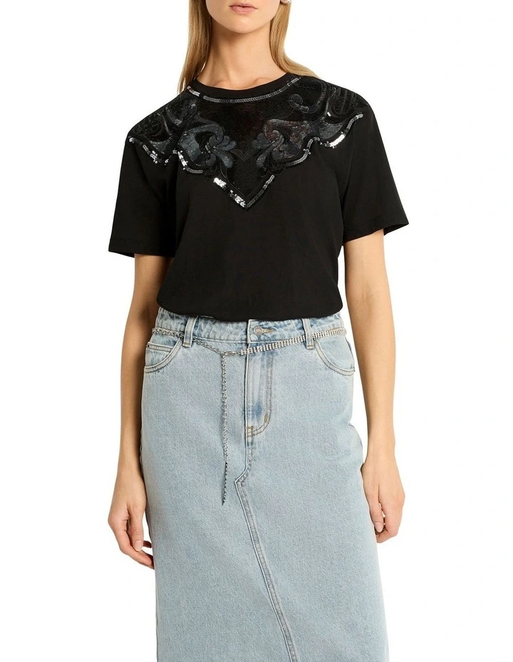Lost Lovers Tee in Black