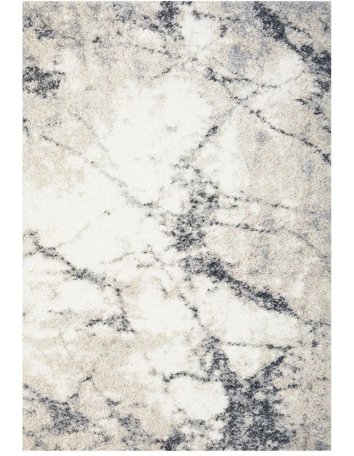 Moonlight Marble Zenith Rug in White