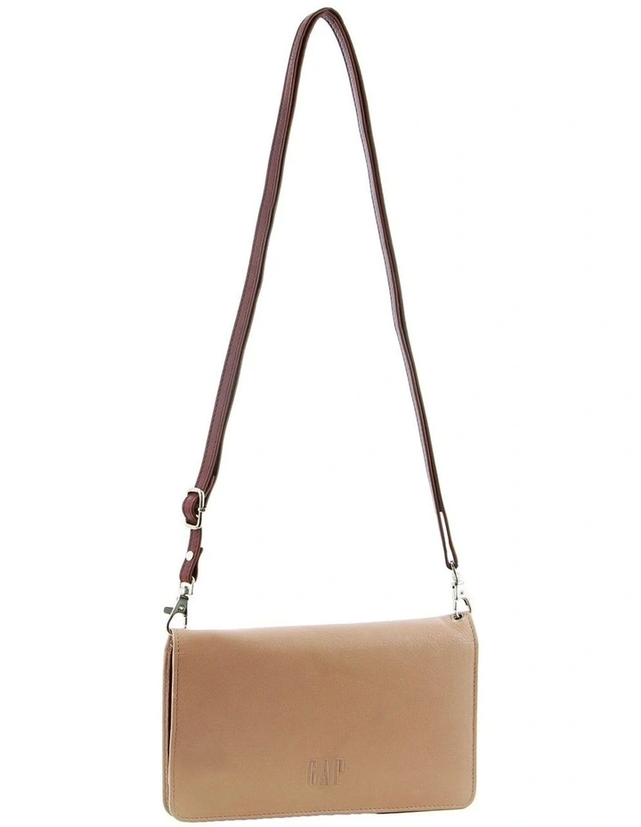 Leather Wallet/Organiser Bag in Blush