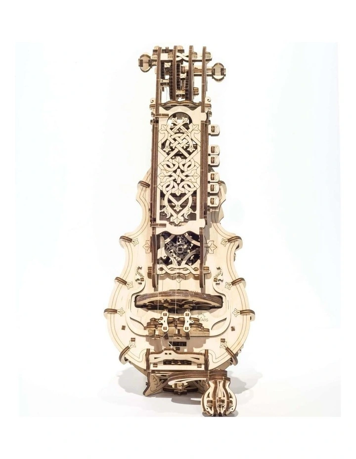 Musical Instrument Hurdy Gurdy 292 Piece Wooden 3D Puzzle Toy (14 Years)