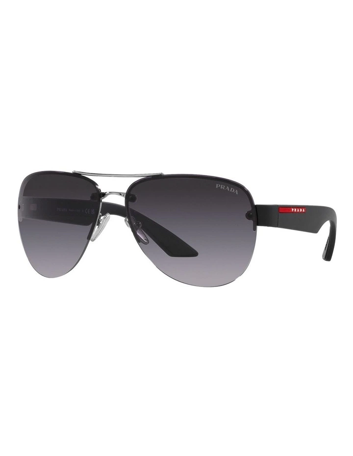PS 55YS Sunglasses in Silver