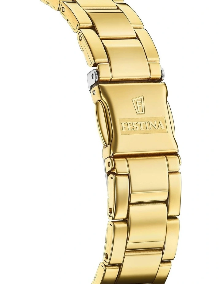 Mademoiselle Stainless Steel Watch in Gold