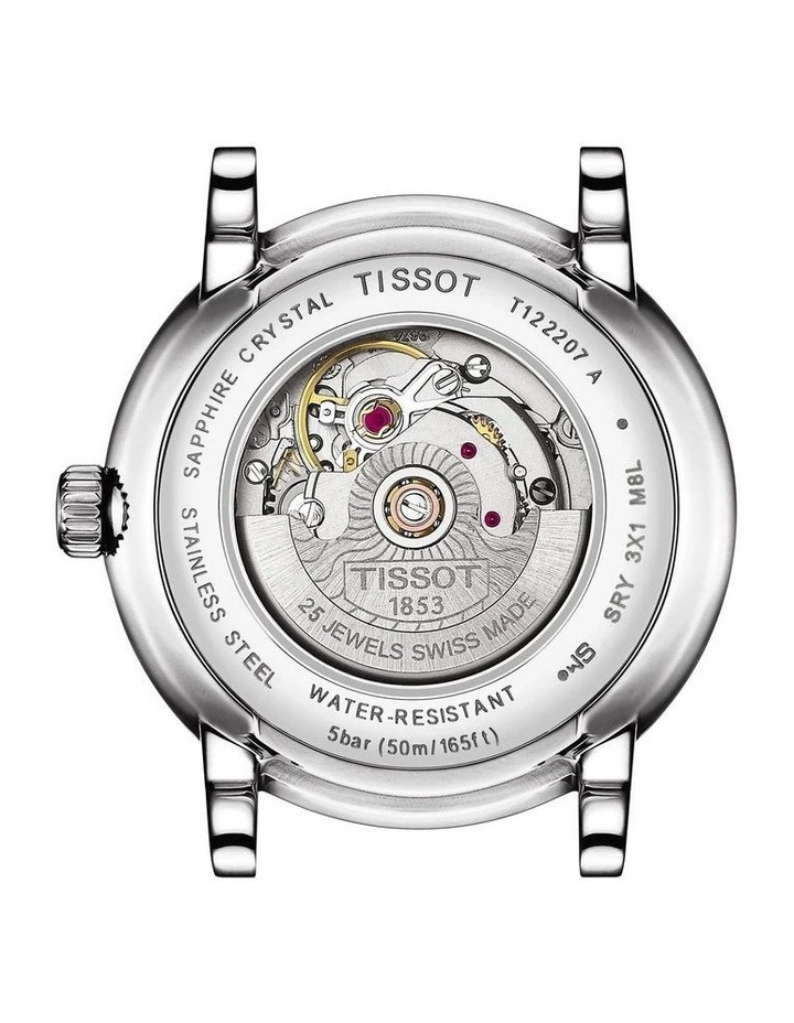 Carson Premium Lady T1222071103100 Automatic Watch in Silver