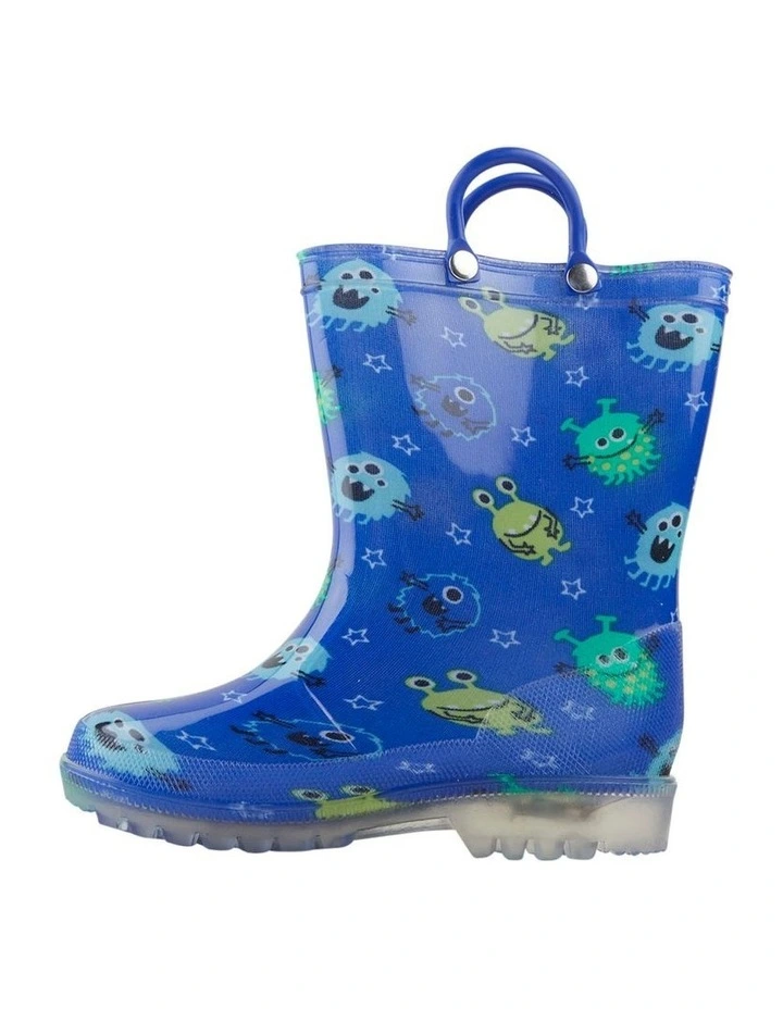 Charlie Alien Gumboots in Blue