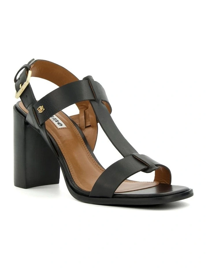 Jacie Heeled Sandal in Black