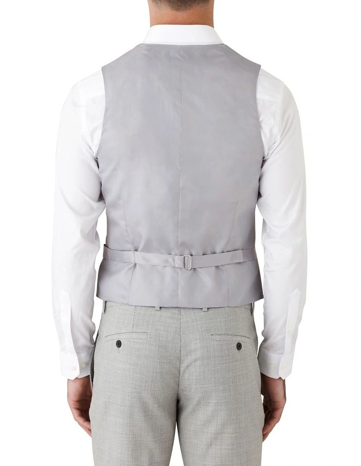 Mighty Slim Fit Vest in Light Grey