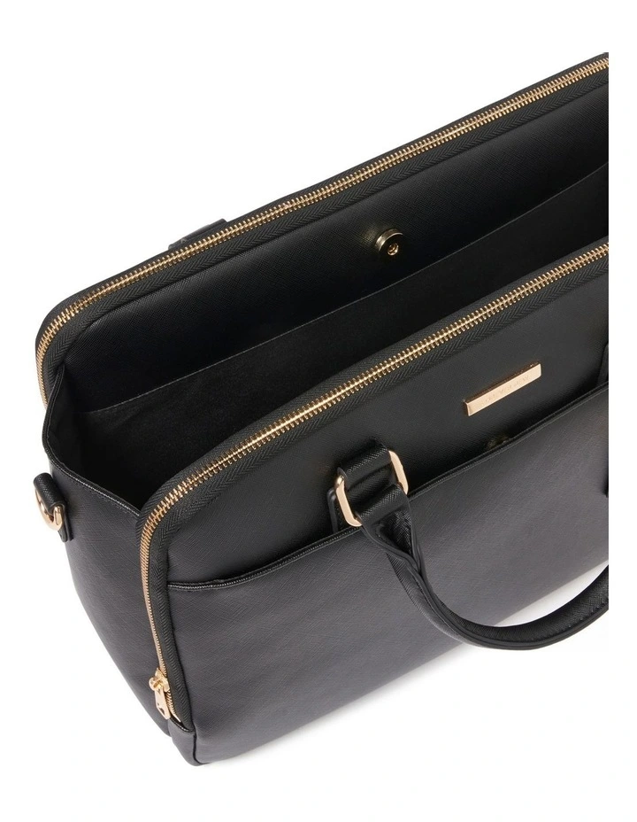 Logan Laptop Bag in Black