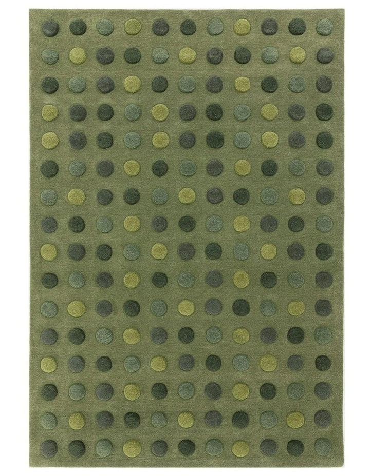 Asiatic Dotty Rug in Green