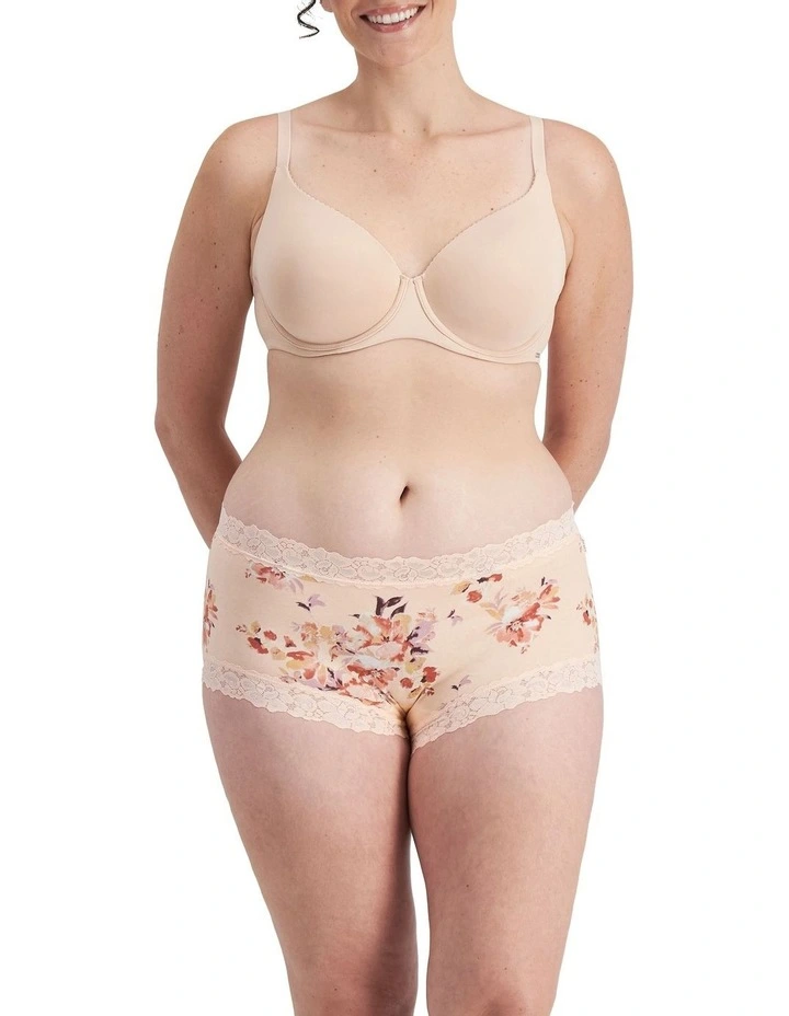 Parisienne Cotton Full Brief in Pink