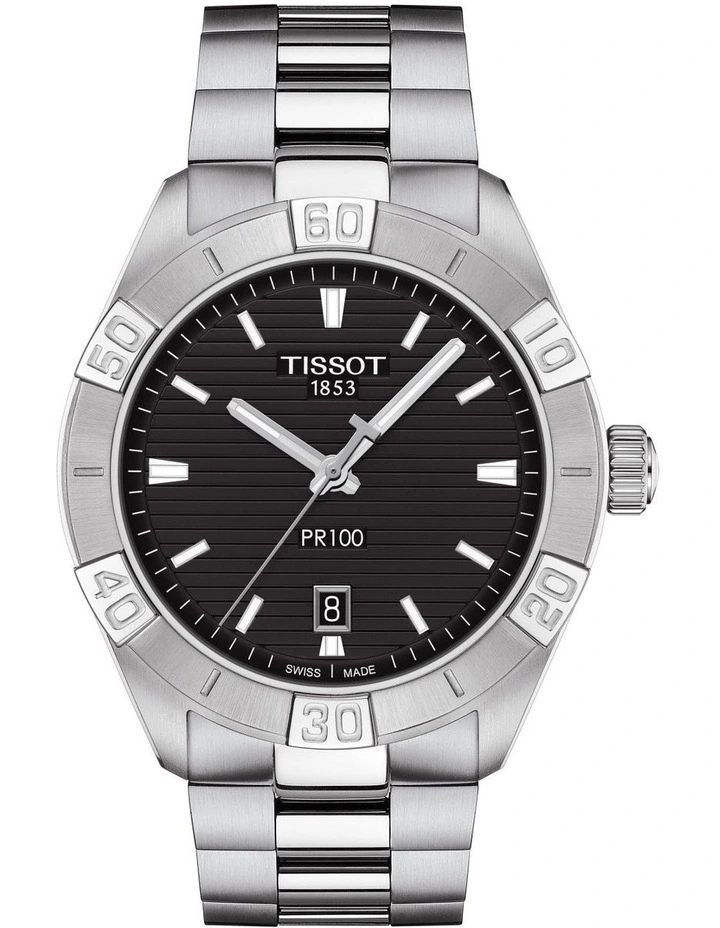 PR 100 Sport Gent T1016101105100 Watch in Black