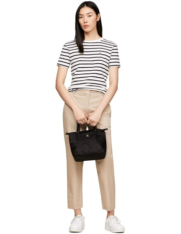 Poppy Small Tote in Black
