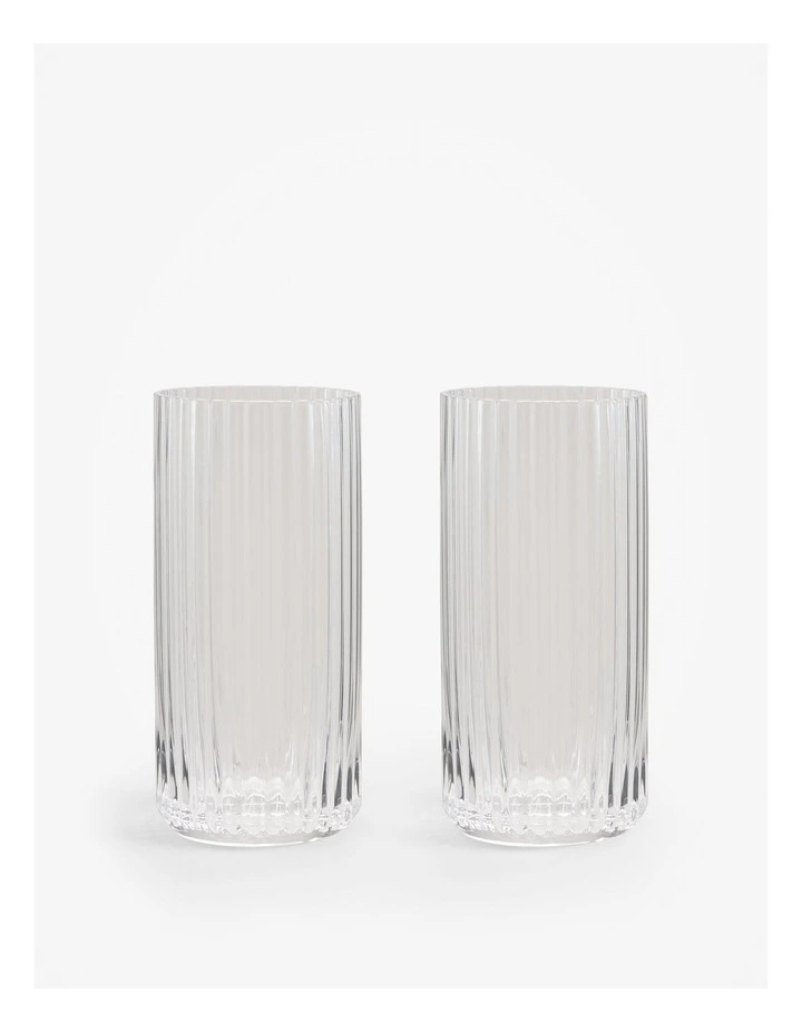 Vivi Highball Set Of 2 in Clear