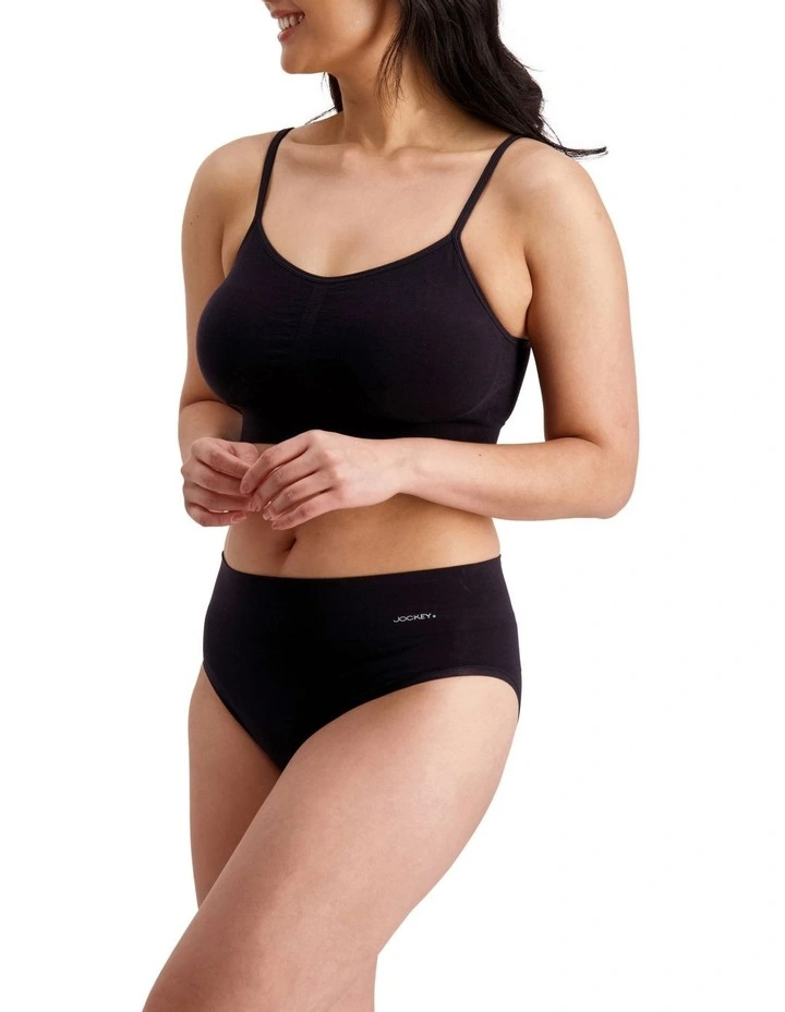 Skimmies Hi Cut Briefs in Black