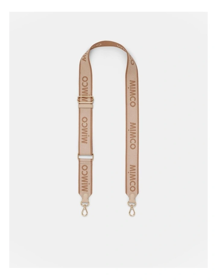 Stripe Webbing Bag Strap in Waffle
