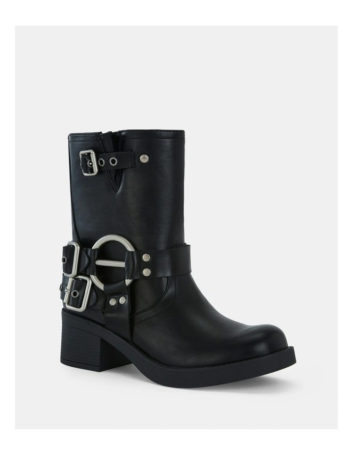 Dafra Biker Boots in Black