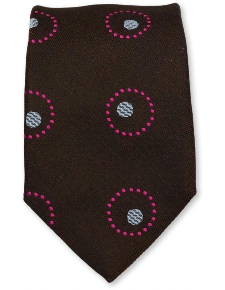 Poney Spot Tie in Maroon