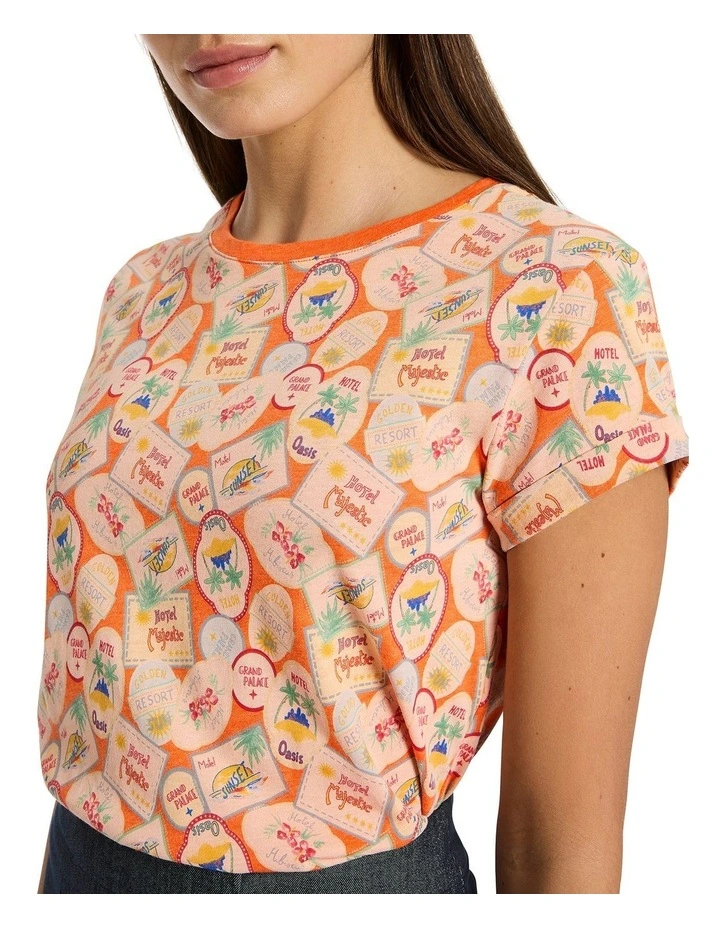 Eat, Holiday, Love Tee in Maui Multi