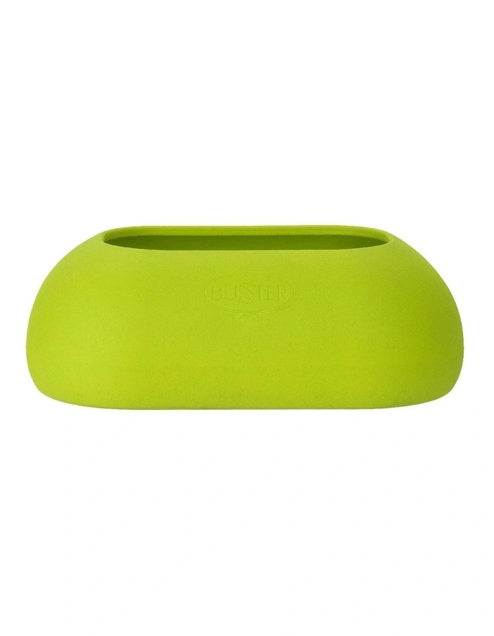 Buster IncrediBowl Wet and Dry Food Bowl for Long Eared Dogs Small in Green
