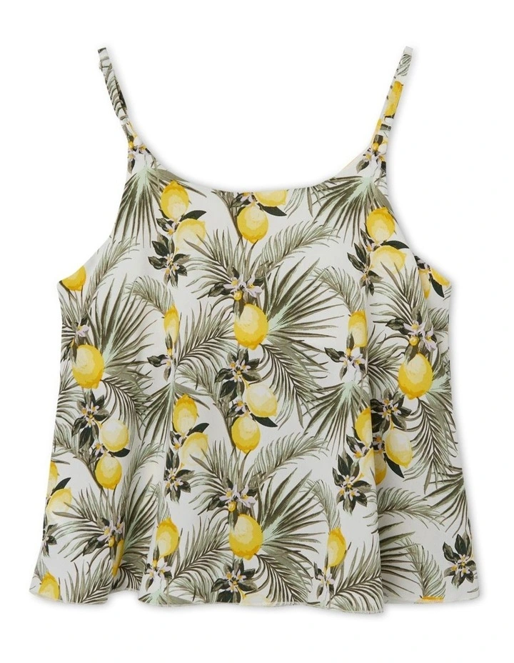 Vinaya Singlet Top in White Alyssum