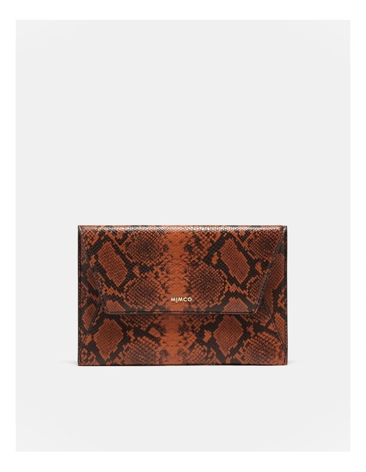 Drift Medium Envelope Pouch in Whiskey Snake