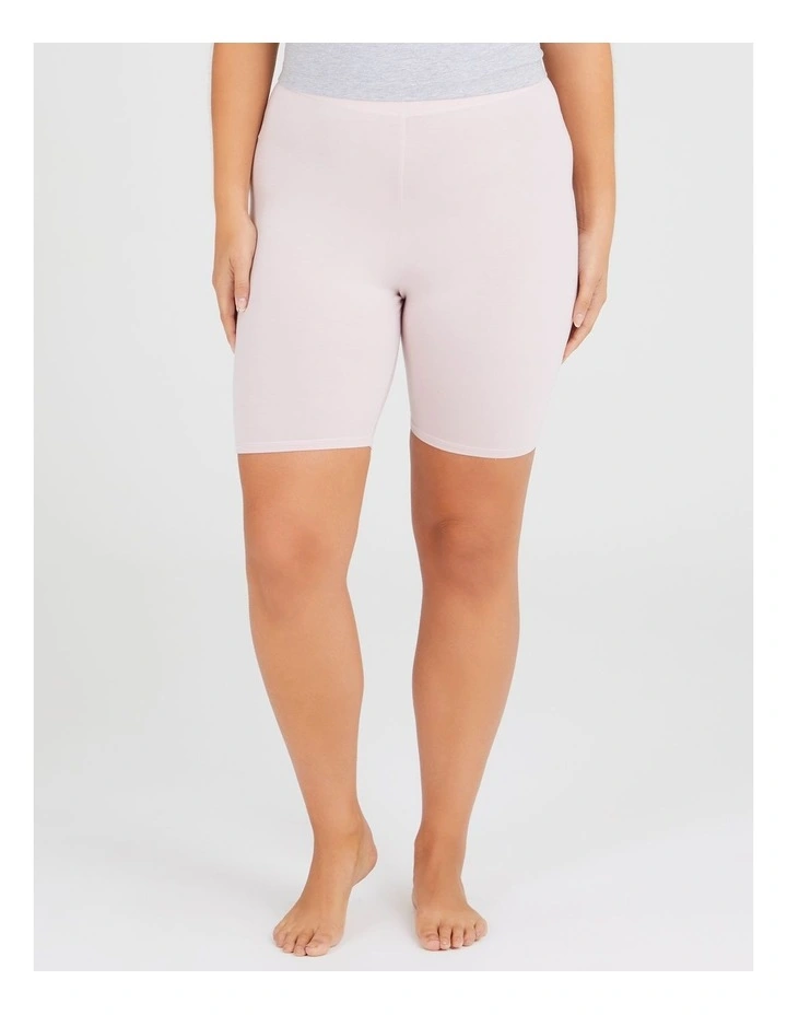 Bamboo Anti Chafe Crop Short Pale Blush