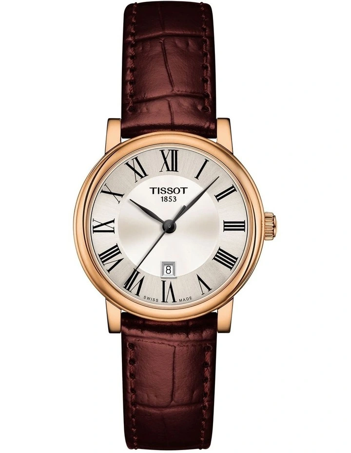 Carson Premium Lady T1222103603300 Quartz Watch in Rose Gold