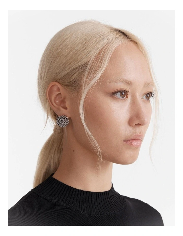 Adventure Stud Earrings in Silver