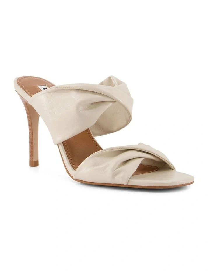 Mettle Heeled Sandal in Natural