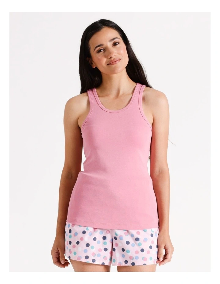 Cotton Tank in Orchid Smoke