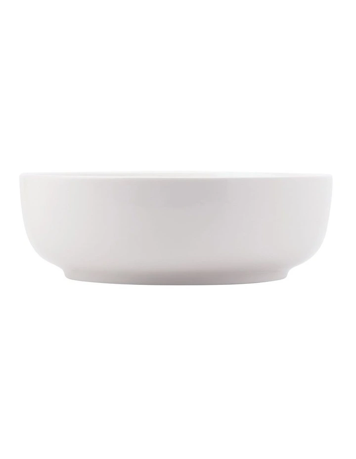 Contemporary Gift Boxed Serving Bowl 30x9.5cm in White
