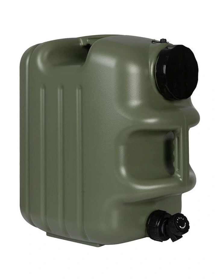 Water Container Jerry Can Outdoor Storage Barrel Camping 25L in Green