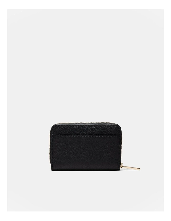 Patch Leather Medium Wallet in Black Light Gold