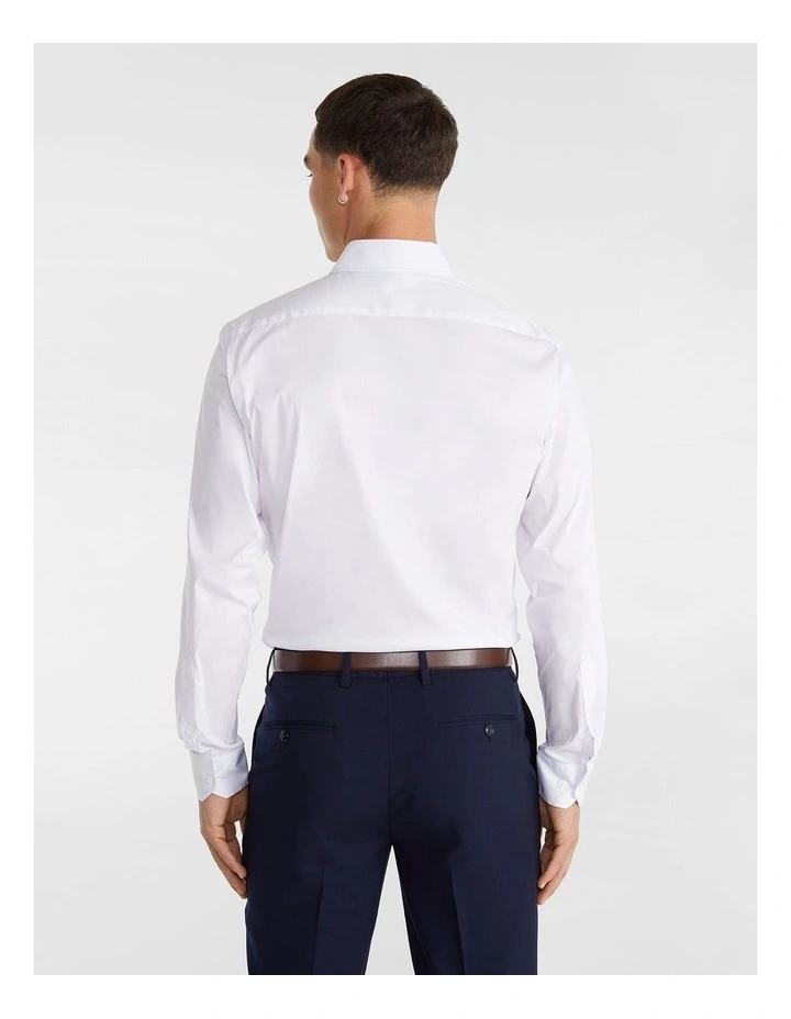 Plain Stretch Slim Fit Shirt