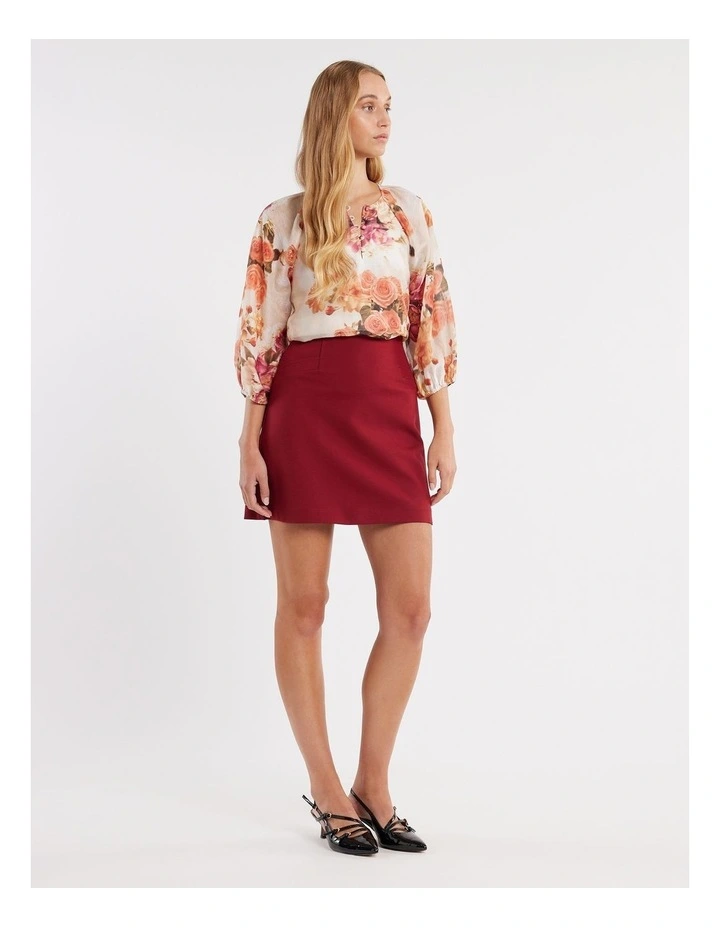 Naomi Skirt in Red